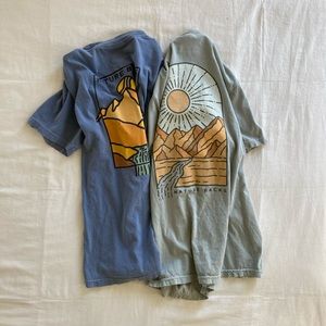 Nature Backs tees, set of 2